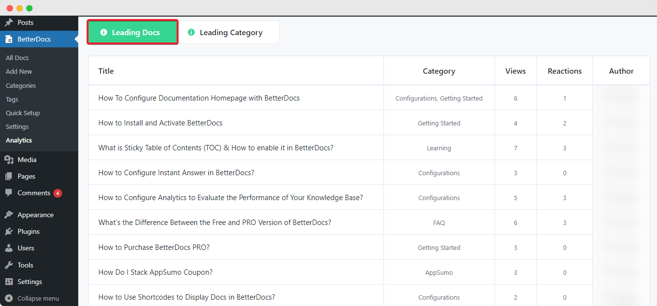 Introducing NEW & Improved BetterDocs Analytics: Revamped UI, Search Analytics & More 3 BetterDocs Analytics