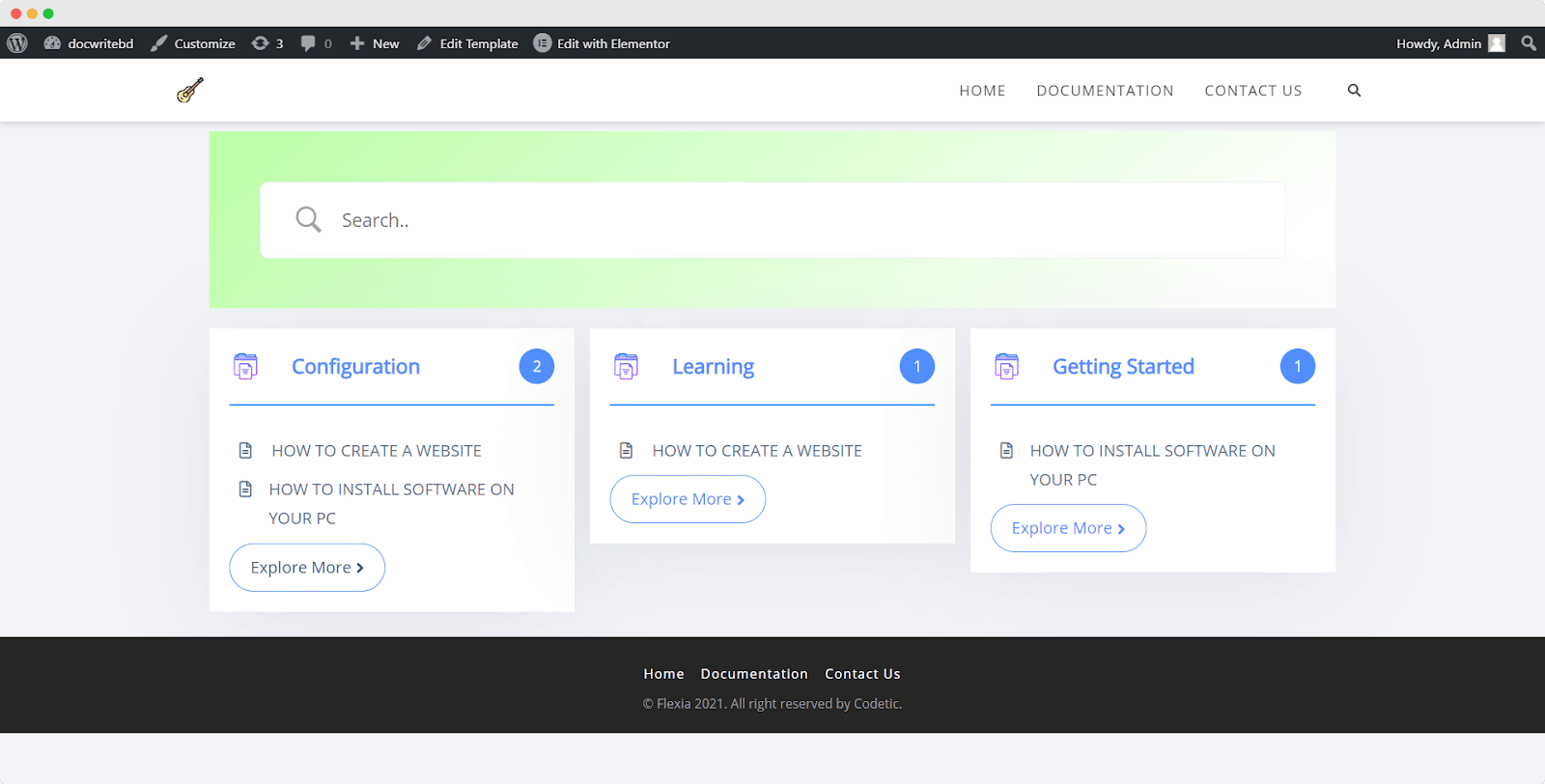 How To Configure Docs Page With Elementor? 15 Docs Page With Elementor