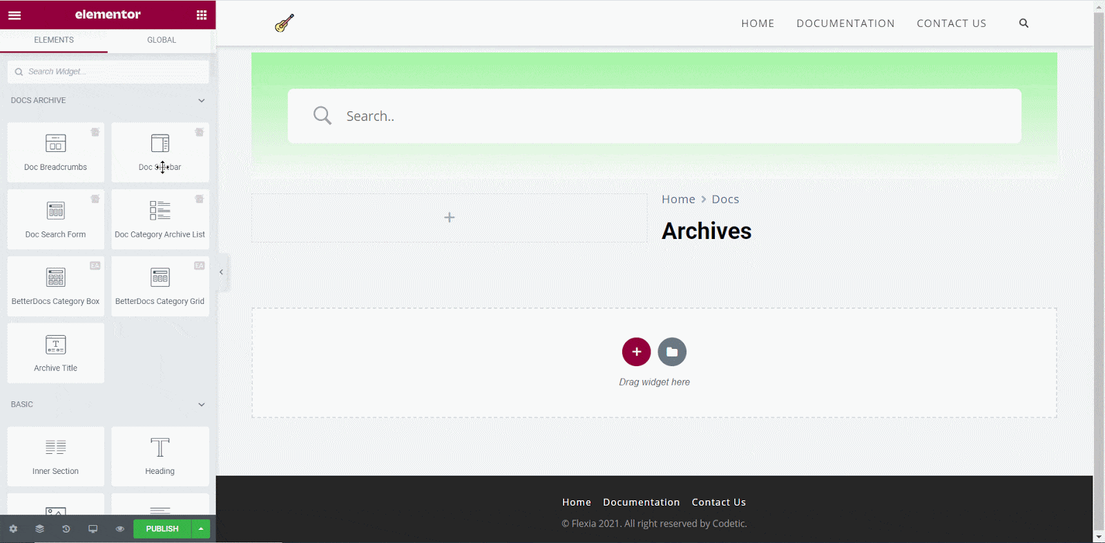 How To Configure Docs Category Archive Page With Elementor? 11 Docs Category Archive Page with Elementor