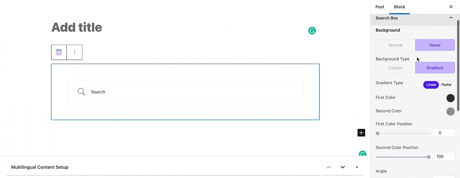 How To Configure BetterDocs Search Box In Gutenberg? 5 BetterDocs Search Box In Gutenberg