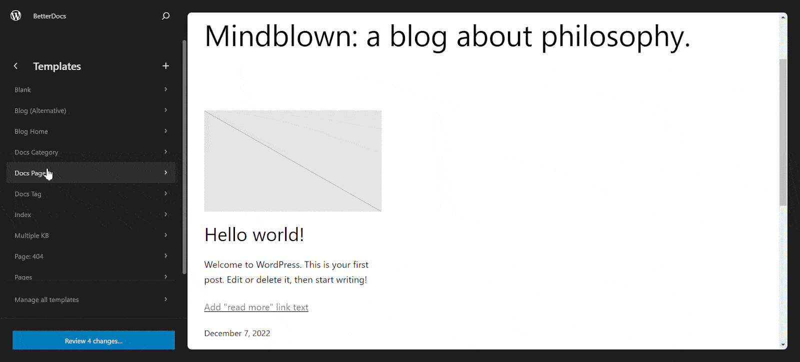 How BetterDocs Is Providing Full Site Editor Support? 5 Full Site Editor Support