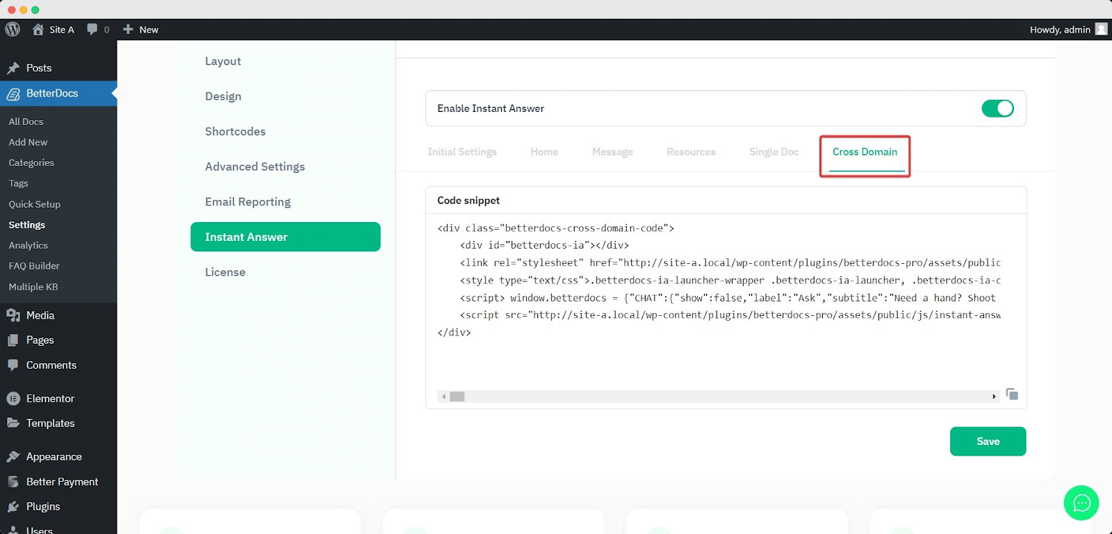 How To Configure Instant Answer In BetterDocs? 8 Instant Answer