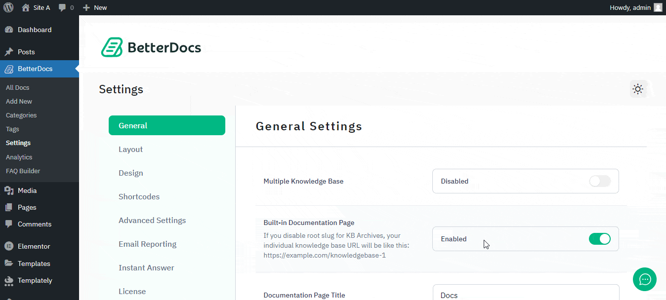 How to Manage Multiple Knowledge Base with BetterDocs 1 Multiple Knowledge Base