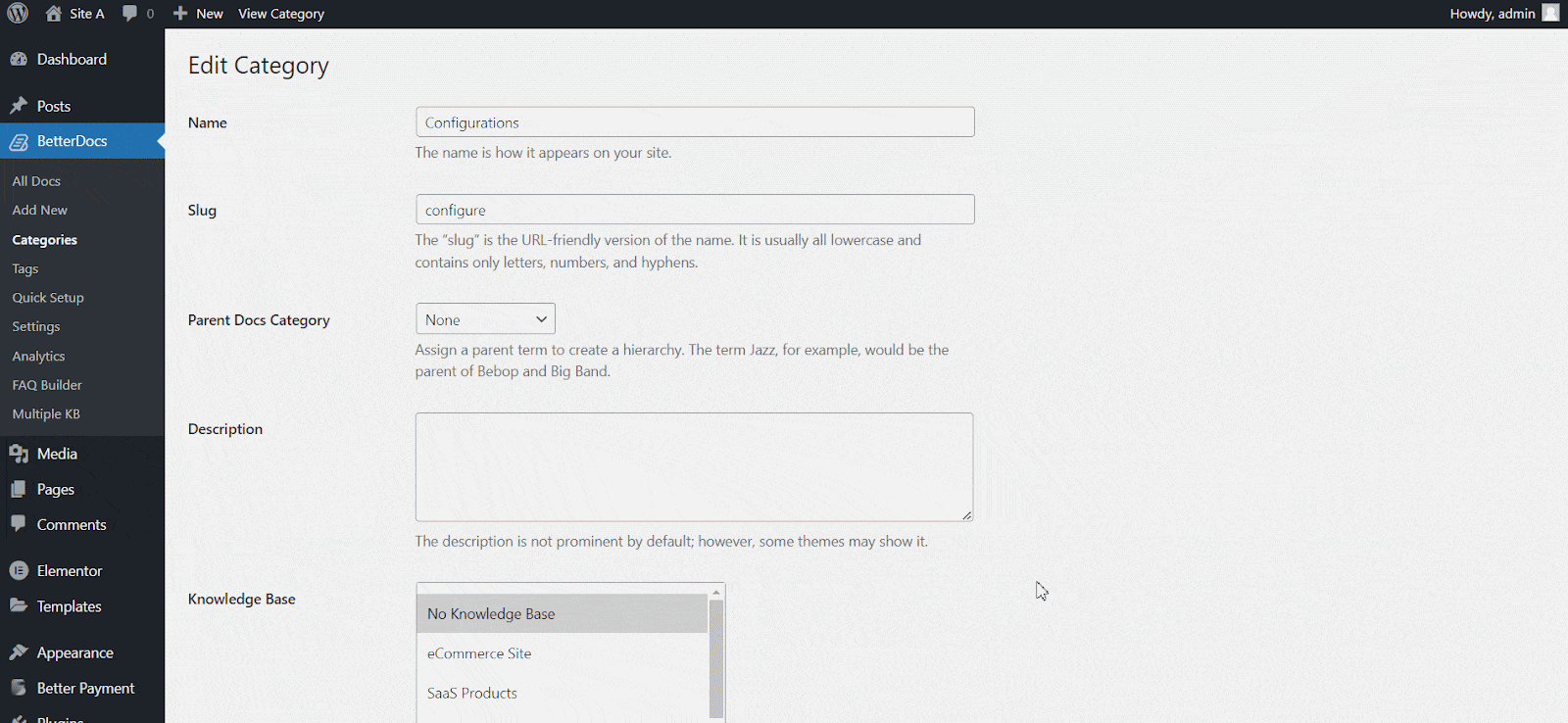 How to Manage Multiple Knowledge Base with BetterDocs 5 Multiple Knowledge Base