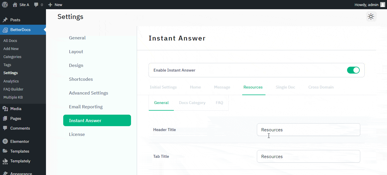 How To Configure Instant Answer In BetterDocs? 6 Instant Answer