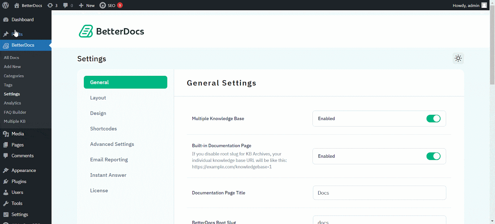 How to Use Shortcodes to Display Docs in BetterDocs? 1 Shortcodes