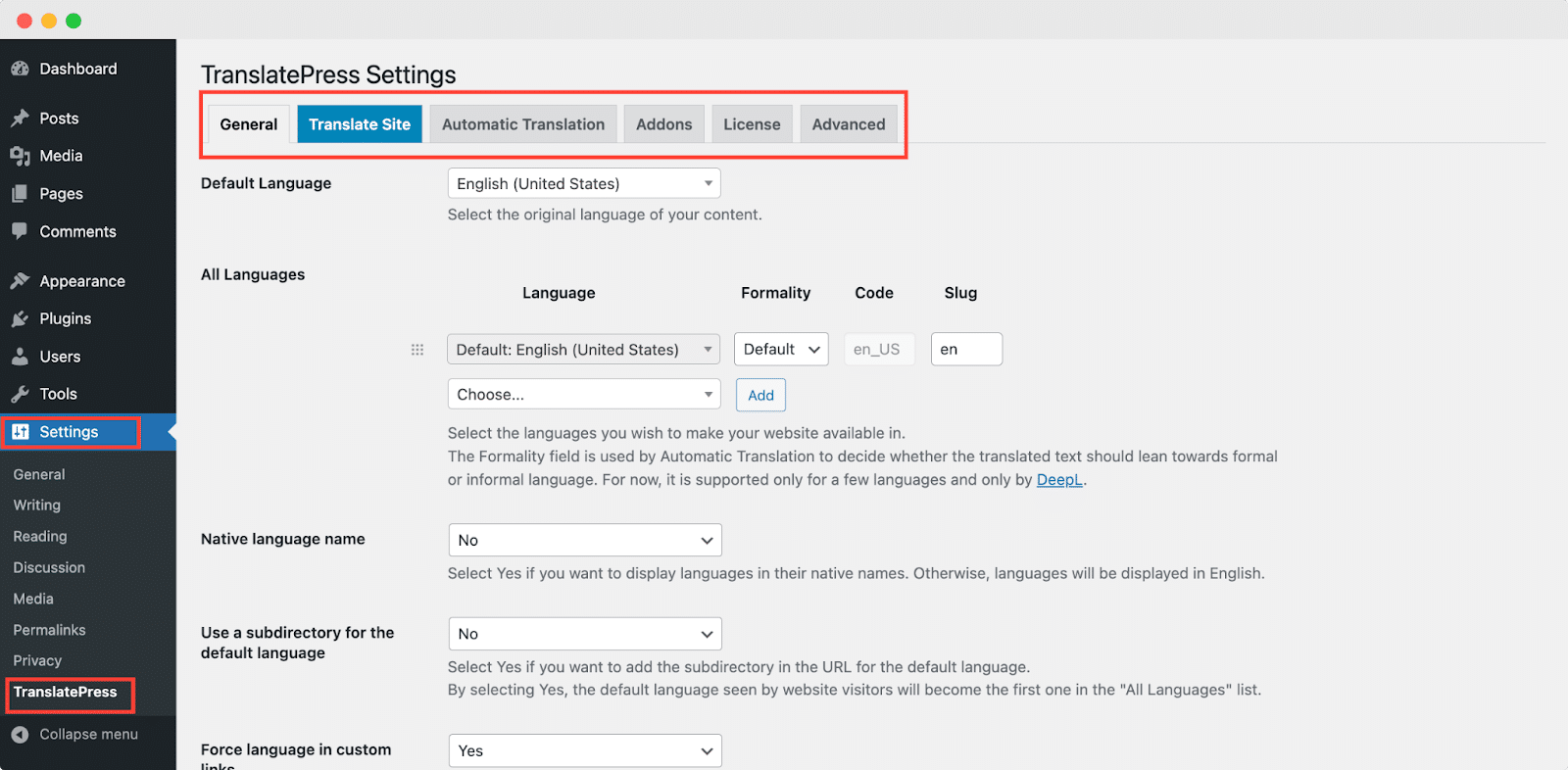 How to Create a Multilingual Site Using TranslatePress 4 Create a Multilingual Site