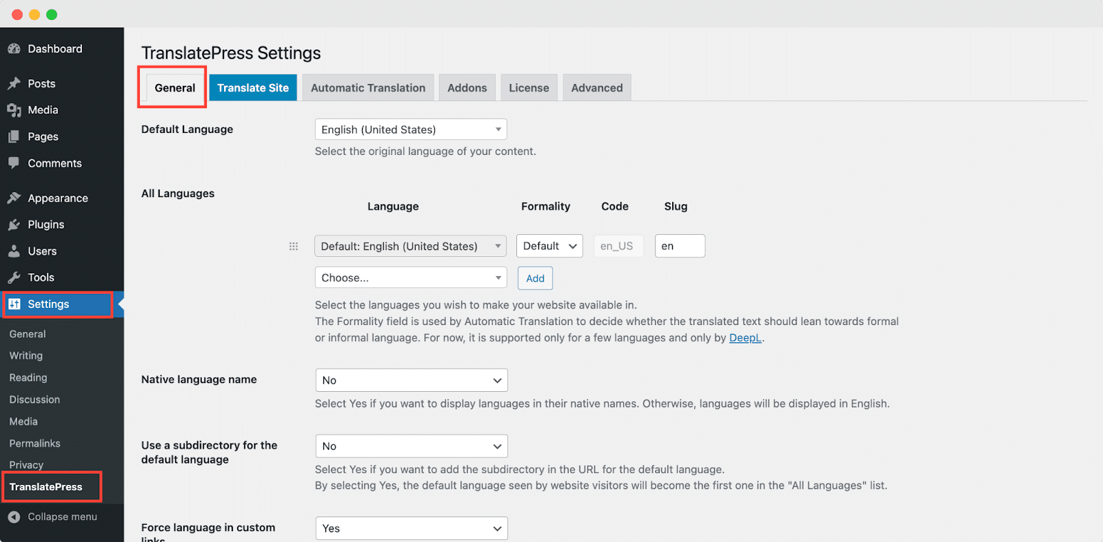 How to Create a Multilingual Site Using TranslatePress 5 Create a Multilingual Site