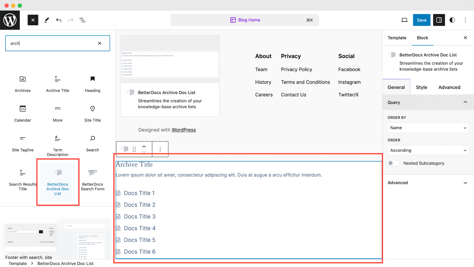 FSE Compatible Block Layouts and Patterns