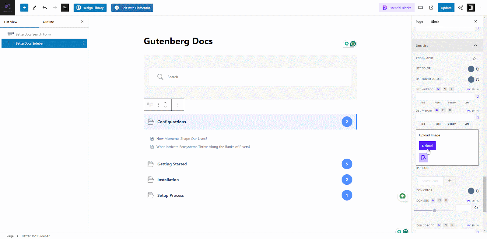 How to Change Docs List Icon in Your Knowledge Base? 12 Docs List Icon