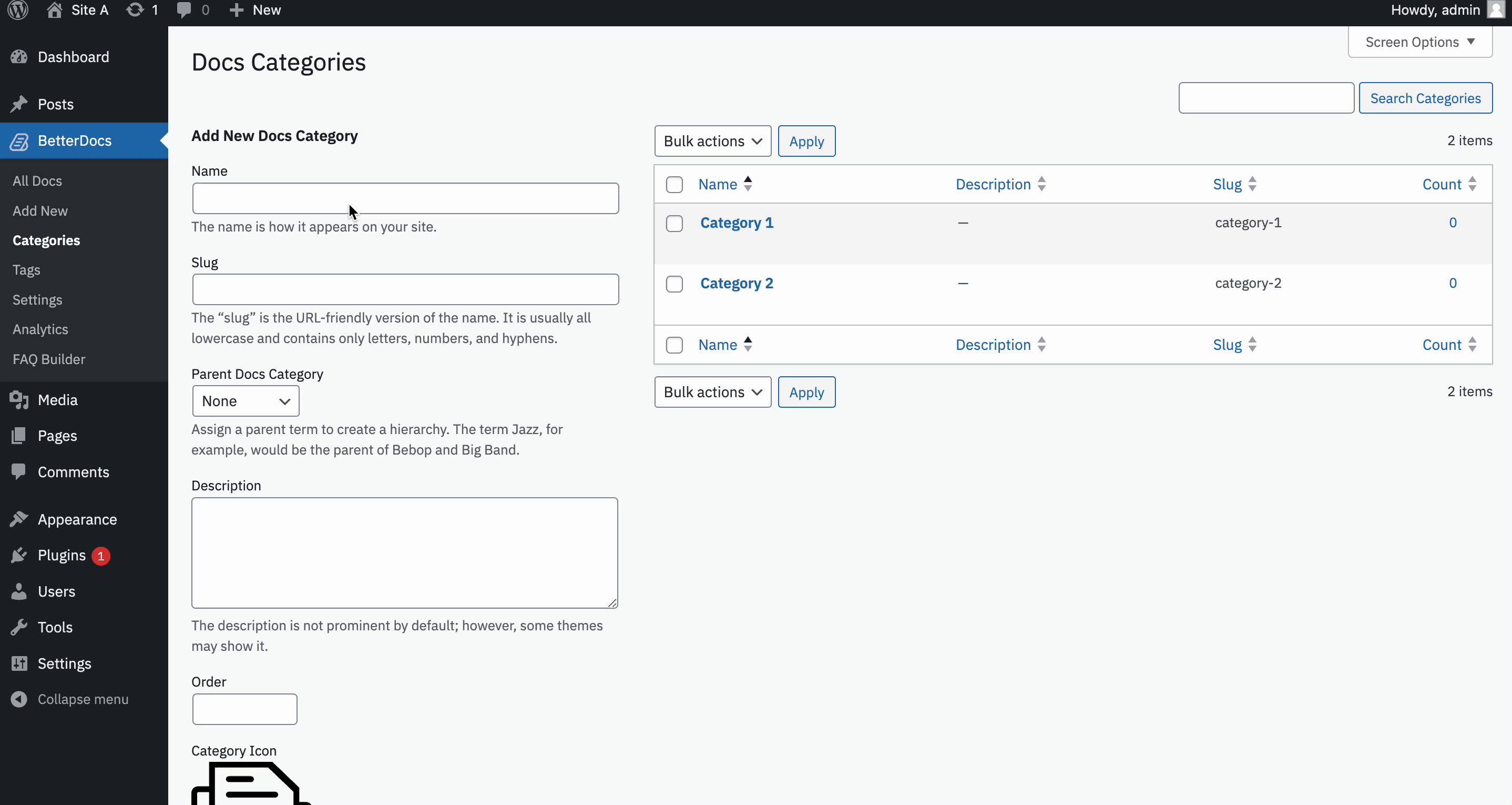 How to Manage Categories & Tags in BetterDocs? 1 Manage Categories