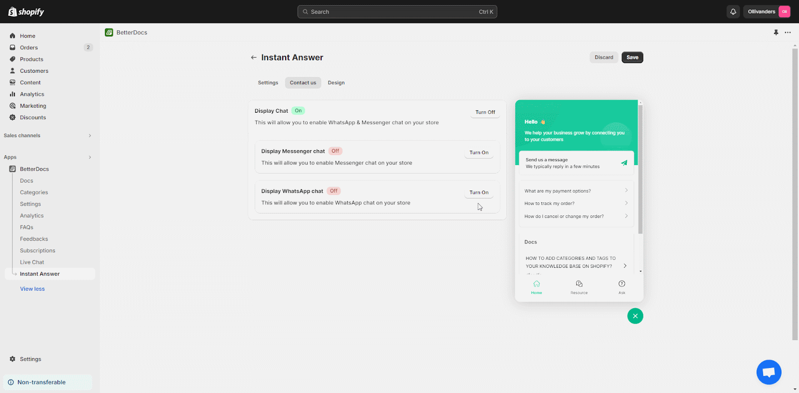 How To Integrate WhatsApp With BetterDocs For Shopify? 2 How To Integrate WhatsApp With BetterDocs