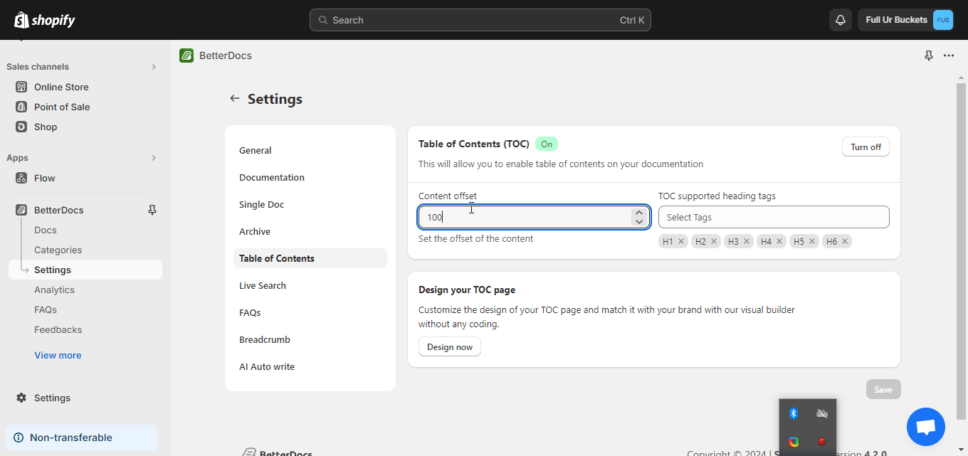 How To Add A Sticky Table Of Contents With BetterDocs? 3 How To Add A Sticky Table Of Contents