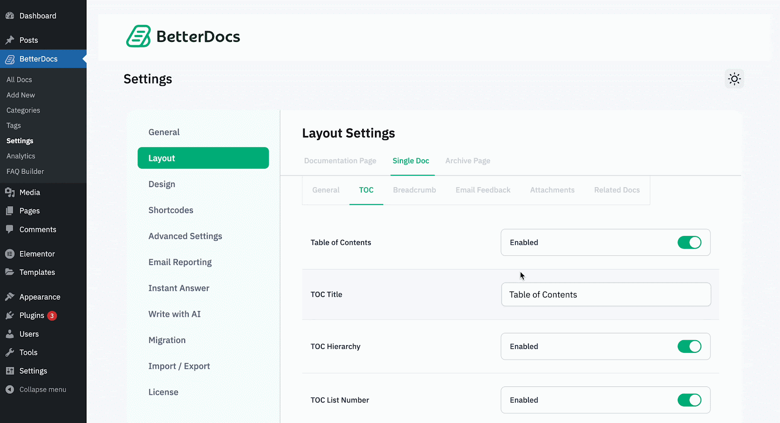 Why Isn’t Table of Content Working in BetterDocs? 2 Table of Content